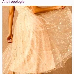 Anthropologie Star Embellished Dress